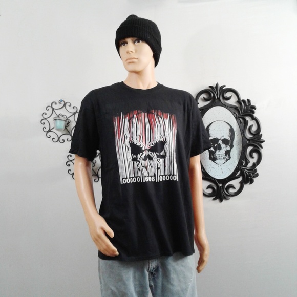 Barcode Skull Shirt - Picture 2 of 4